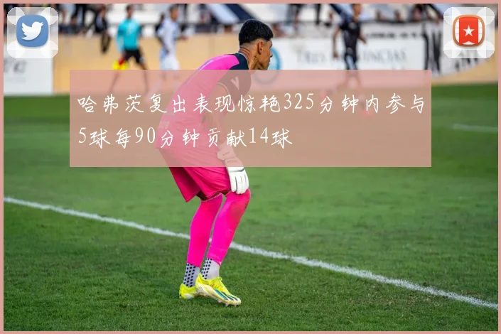 哈弗茨复出表现惊艳325分钟内参与5球每90分钟贡献14球